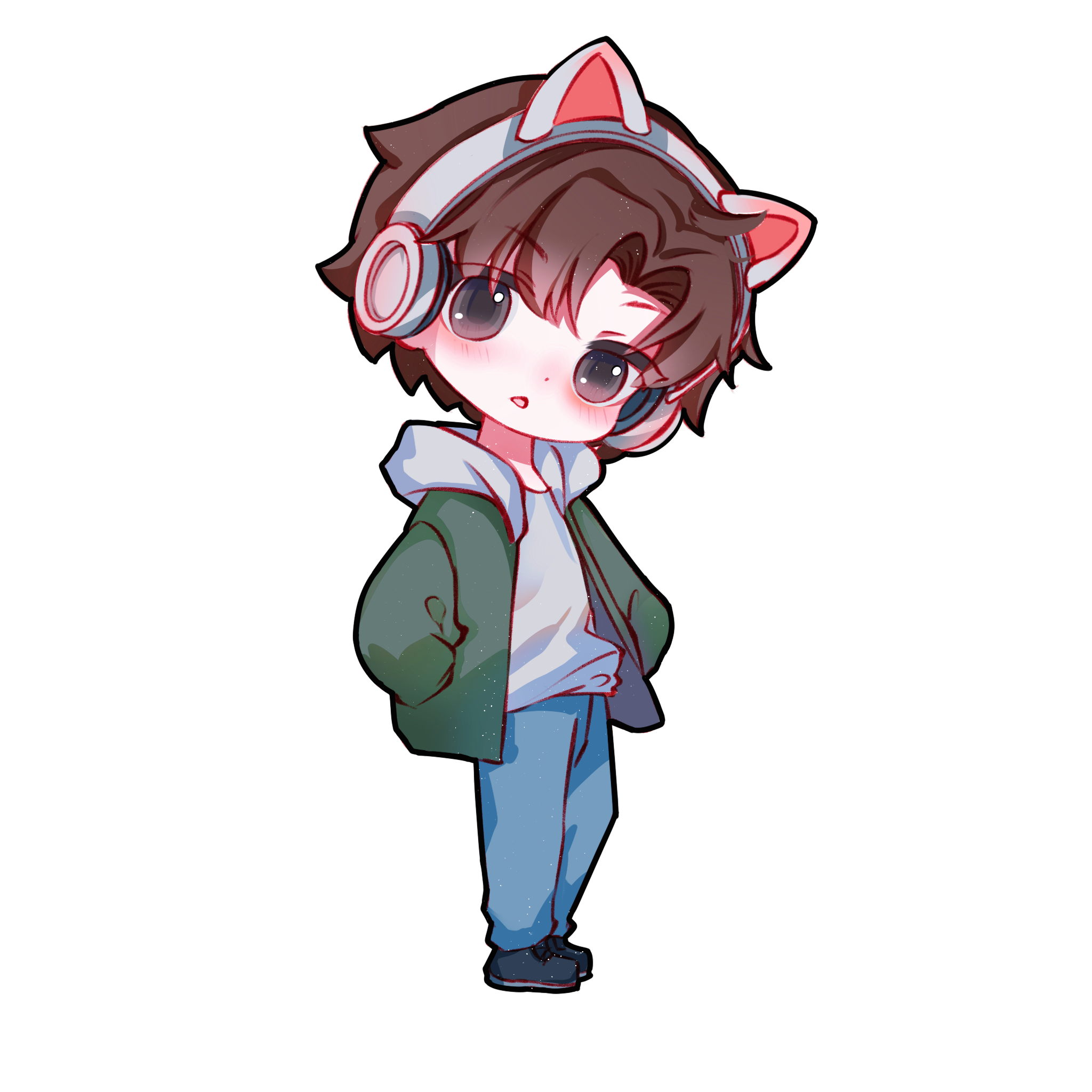 焦白